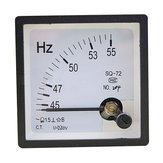 Частотный метр переменного тока типа указатель панели 45-55 Гц 220 В для мониторинга системы измерения частоты