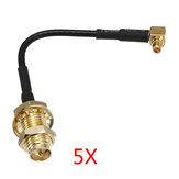 5 stks PandaRC MMCX naar SMA/RP-SMA Vrouwelijke adapterconnectorkabel 70 mm voor PandaRC VT5804 / Flytower