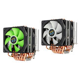 Aurora 3 Pin Double Fan 6 Copper Tube Dual Tower CPU Cooling Fan Cooler Heatsink for Intel AMD