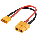 Cable de carga GoFly XT60 Female to XT30 Male de 10 cm 20AWG
