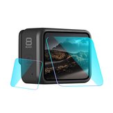 Película protetora de vidro temperado para lente de câmera transparente com visor LCD para GoPro HERO 8 Black FPV Camera