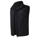 Gilet chauffant électrique gilet veste en tissu USB chauffe-corps hiver chaud thermique