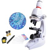 Zestaw zabawek naukowych 450X lub 1200X do mikroskopu biologicznego dla dzieci Monocular Tool do eksperymentów naukowych z biologii dla uczniów szkół podstawowych