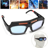 Solar Powered Auto Darkening Welding Mask Helmet Goggle Welders Glasses Arc PC Goggles For Welding Protection