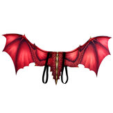 Fantasias de asas de dragão não-tecidas para adultos, usadas como brinquedos decorativos para o Halloween