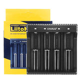 LiitoKala Lii-L4 4.2V 18650 26650 Batería Cargador Cargador USB de 4 ranuras