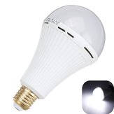 15W E27 Emergencia luz LED Bombilla AC85-265V Recargable Batería Ahorro de energía Lámpara para interiores de hogar cámping