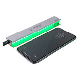 Qianli LCD Riparazione dello schermo lampada Strumento per il rilevamento dei graffi delle impronte digitali per il controllo della polvere Polvere Display lampada per il telefono cellulare Verde LED