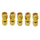5PCS SMA Male to RP-SMA Male Adaptor RF Connector Straight For FPV RC Drone