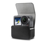Portable Waterproof Leather Camera Bag Magnetic Adsorption Case Storage Bag Carrying Box For DJI OSMO Action/Sjcam/Xiaomi yi/Mi Jia