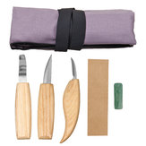 Set di strumenti per intagliare il legno con cucchiaio da 5 pezzi, scalpello, taglierina per la lavorazione del legno, strumento manuale per fai da te