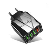 OLAF 3.1A Multiport QC3.0 Intelligent Fast شحن EU US UK Plug Travel USB شاحن لـ iPhone X XS Mi8 Mi9 S10 S10+