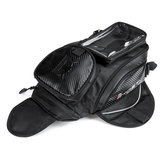 Магнитная топливная бак мотоцикла Сумка масло Седельные сумки Карман для хранения телефона с сенсорным экраном Черный