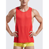 Mens Fitness Training Sleeveless Vest Breathable Running Sport Cotton Tank Tops