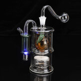 LED Water Pipe High Borosilicate Glass Pipe Bottle Mute Pot