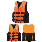Life Jacket Adult Swimming Polyester Foam Life Jacket Vest Whistle Prevention Flood Waterproof-XXXL