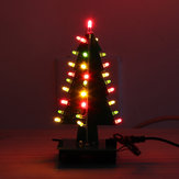 Árvore de Natal montada LED Cor Luz Eletrônica Decoração 3D Árvore Presente Das Crianças Versão Ordinária