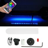 BIKIGHT Electric Scooter Transparent Chassis LED Night Colorful String Light Smart bluetooth Stepless Dimming For Electric Scooter 
