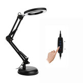 Vergrößerungslampe für den Schreibtisch LED-Vergrößerungslampe für Nagelsalon 5-fache Vergrößerungslampe für Wimperntusche Maniküre Tattoo Beauty Light Tattoo-Zubehör