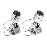 22/25mm Stainless Steel 180° Rotate Deck Hinge Connector Boat Fitting Hardware Marine