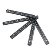 1M Slide Ten-Parts Folding Ruler Fold Up Rulers Versatile Inside Reading Carpenter Meter Measuring Tool Alternative Tape Measure Template Ruler