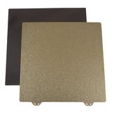 Autocollant magnétique de surface B de 300x300 mm avec une plaque en acier PEI à double texture dorée pour imprimante 3D CR-10/10S