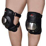 Wosawe 1 Paar Outdoor-Fahrradschutzkleidung aus Edelstahl Knieschoner Sport Ellenbogen Knie Sicherheitsausrüstung
