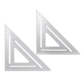 12 hüvelykes alumíniumlemezből készült szögletes háromszög szögmérő keretmérő eszközökhez