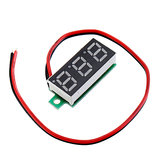 20個0.28インチの2本ワイヤ2.5-30VデジタルブルーディスプレイDC電圧計調整可能な電圧計