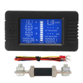 Monitor de batería multifunción DC de 50A/200A/300A con pantalla LCD, múltimetro digital de cámara de corriente y voltímetro amperímetro para coches RV y sistemas solares