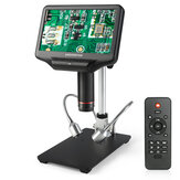 مجهر رقمي HDMI ثلاثي الأبعاد Andonstar AD407 بشاشة 7 بوصة ومجهر لحام إلكتروني لإصلاح الهواتف مع حامل قابل للتعديل