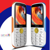 Samgle F7 Caption Сеть 3G 2,4 дюйма 1450 мАч HD Дисплей Фонарик Lound Speaker Whatsapp Две SIM-карты Телефон с двумя режимами ожидания