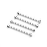 4 stuks metalen voor- en achteraandrijfas-dogbones voor Wltoys A949 A959 A969 A979 RC auto-onderdelen