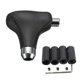 Universal Automatic Gear Shift Knob Stick Lever Shifter with 4 Adaptors For Car with Release Button