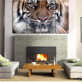 4PCS HD Canvas Print Wall Art Paintings Picture Bengal Tiger Unframed Home Decor