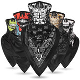 Sun-protection Skull Ice Silk Breathable Multi Use Scarf Face Mask Head Wear Hat Motorcycle Cap