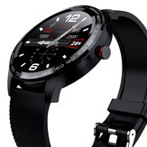[ECG-monitor] Microwear L9 Volledig rond touchscreen Roestvrij stalen ring Hartslag SpO2-monitor IP68 Waterdicht Berichtenweergave Zakelijk Smart Watch