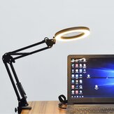 DANIU Lighting LED 5X 740mm Magnifying Glass Desk Lamp with Clamp Hands USB-powered LED Lamp Magnifier with 3 Modes Dimmable