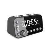 DAB + FM Радио LED Цифровой будильник Часы Настольный таймер отсрочки с двумя USB