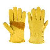 Gants d'extérieur de travail de jardinage en cuir robuste hommes femmes gants de travail à l'épreuve des épines