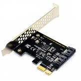 ITHOO PCE2SAT-A01 PCI-E to SATA3.0 6Gbps PCI-E Expansion Card IPFS Hard Disk Adapter for Desktop Computer