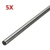 5pcs 125mm Diameter 3mm Нержавеющая сталь Round Rod Round Solid Metal Bar Rod