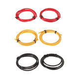 2 * 4 мм 1M черная / красная / желтая трубка PTFE с 8Pcs PC4-M10 + 8Pcs PC4-M6 пневматического соединителя комплект для 3D-принтера