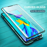 Bakeey 360º Curved Screen Front+Back Double-sided Full Body 9H Tempered Glass Metal Magnetic Adsorption Flip Protective Case For Huawei P30 PRO