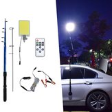 500W COB Waterproof Outdoor Lantern Rod Fishing Camping Light Remote Control DC12V Portable Emergency Lamp for Road Trip