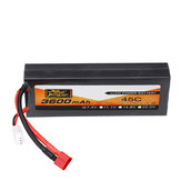 Bateria LiPo ZOP Power 7.4V 3600mAh 45C 2S com Conector T para Carro RC 1/8 1/10