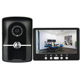 Telefonema de vídeo ENNIO 815FG11 7 polegadas de porta 1 monitor 1 campainha exterior Câmera HD Visão nocturna por infravermelhos do sistema
