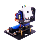 Kit Robot RC Yahboom con Fotocamera HD PTZ 2DOF, Controllo APP, Rotazione di 180°, Con Servomotori per Micro:bit