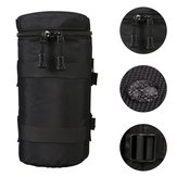 Portable Soft Video Camera Lens Case Pouch Bag Waterproof Black For Standard Zoom Lenses