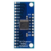 Eletrônicos inteligentes CD74HC4067 Placa de módulo multiplexador analógico-digital de 16 canais